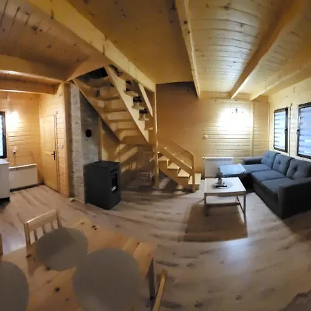 Klimatyczne Drewniane Jagodna-spalona 6d Jacuzzi Sauna,trasy Rowerowe Chalet