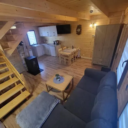Klimatyczne Drewniane Jagodna-spalona 6d Jacuzzi Sauna,trasy Rowerowe 샬레
