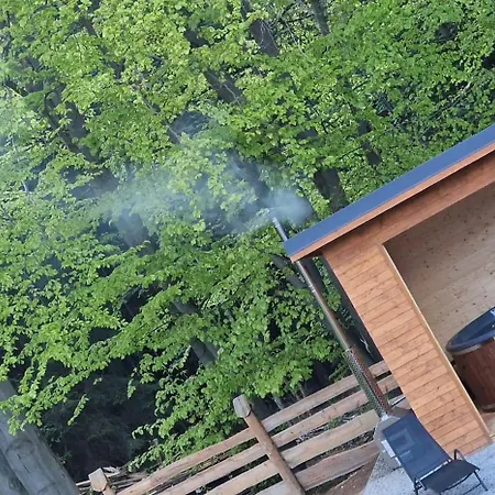 Klimatyczne Drewniane Jagodna-spalona 6d Jacuzzi Sauna,trasy Rowerowe Spalona