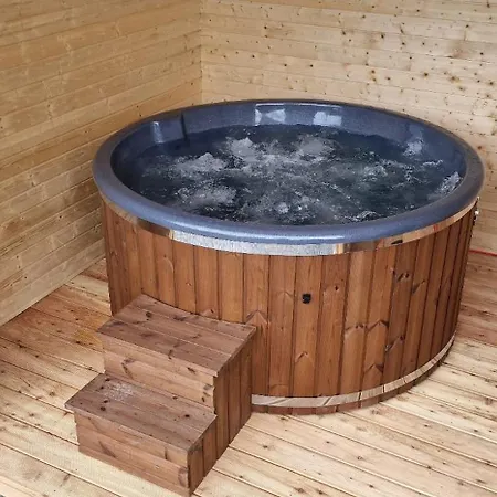 Klimatyczne Drewniane Jagodna-spalona 6d Jacuzzi Sauna,trasy Rowerowe * Spalona