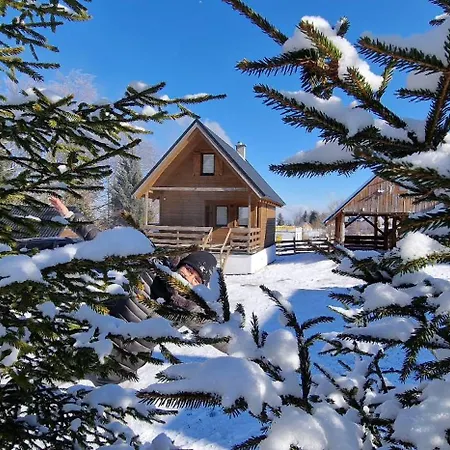 Klimatyczne Drewniane Jagodna-spalona 6d Jacuzzi Sauna,trasy Rowerowe Chalet *