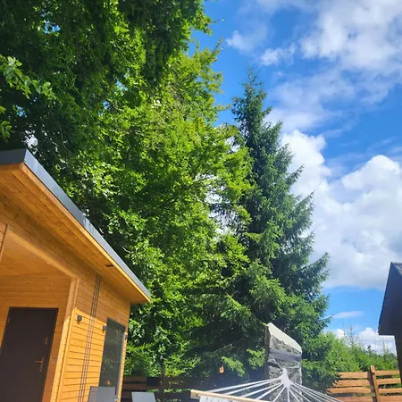 Klimatyczne Drewniane Jagodna-spalona 6d Jacuzzi Sauna,trasy Rowerowe Spalona