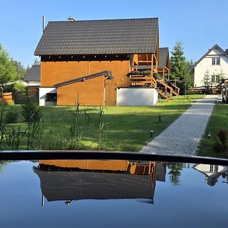 Klimatyczne Drewniane Jagodna-spalona 6d Jacuzzi Sauna,trasy Rowerowe شاليه *
