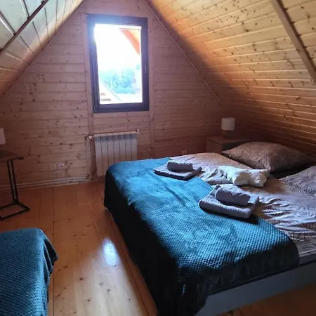 شاليه Klimatyczne Drewniane Jagodna-spalona 6d Jacuzzi Sauna,trasy Rowerowe Spalona