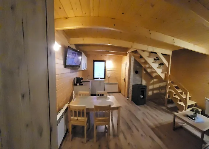 Klimatyczne Drewniane Jagodna-spalona 6d Jacuzzi Sauna Narty Biegowe,wyciag 150m Шале *