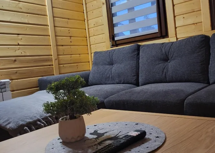 Klimatyczne Drewniane Jagodna-spalona 6d Jacuzzi Sauna Narty Biegowe,wyciag 150m