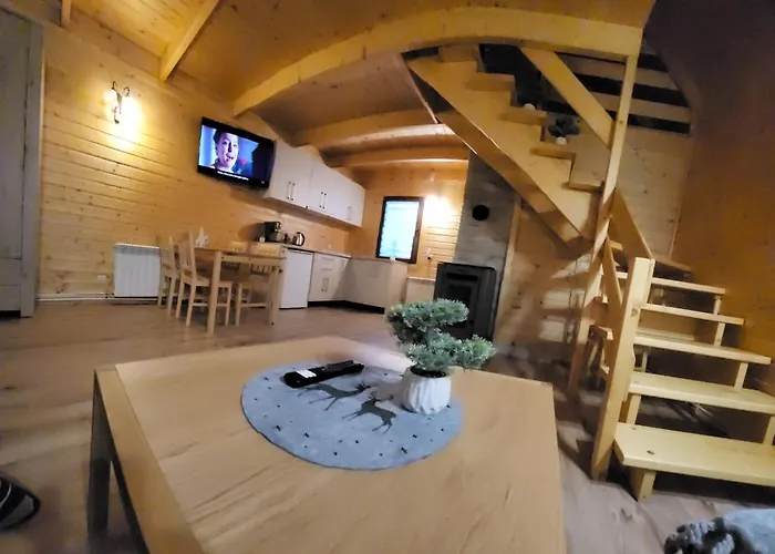 Klimatyczne Drewniane Jagodna-spalona 6d Jacuzzi Sauna Narty Biegowe,wyciag 150m Шале Spalona