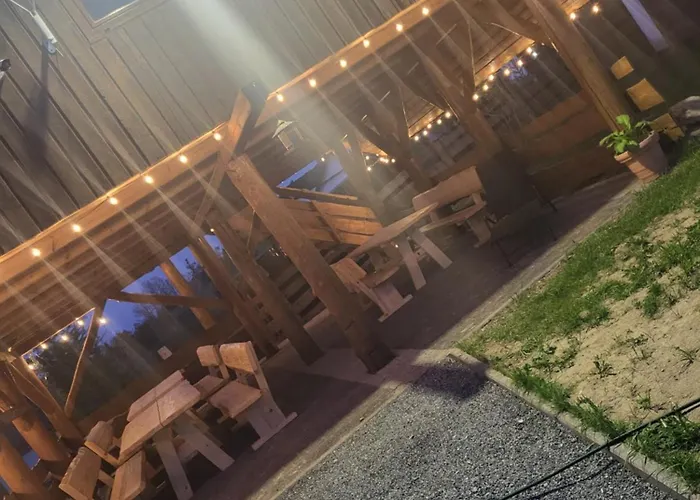 Klimatyczne Drewniane Domki Jagodna-Spalona 6D Jacuzzi Sauna,Trasy Rowerowe