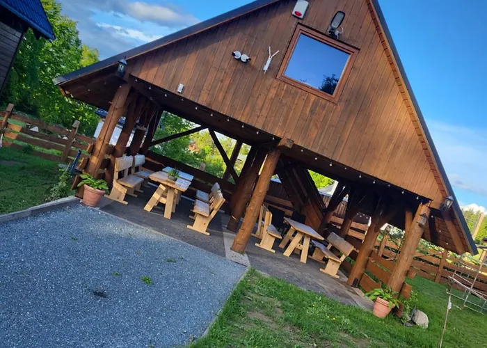 Klimatyczne Drewniane Jagodna-spalona 6d Jacuzzi Sauna Narty Biegowe,wyciag 150m Шале Spalona